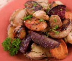 Herby Garlic Roasted Vegetables